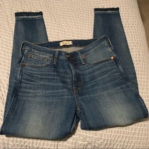 Madewell High Rise 9” Skinny Jeans, Size 31